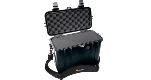Image of Pelican 1430 Protector Medium Top Loader 17x9.6x13in Case, Black w/ Foam, 1430-000-110