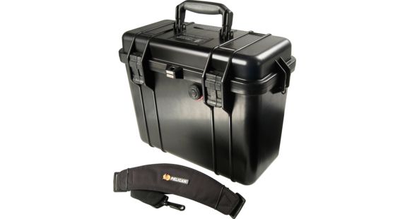 Image of Pelican 1430 Protector Medium Top Loader 17x9.6x13in Case, Black w/Office Dividers, 1430-005-110