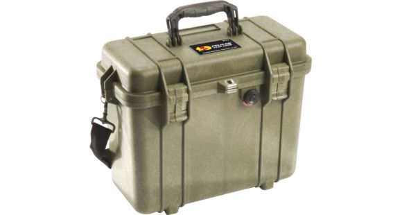 Image of Pelican 1430 Protector Medium Top Loader 17x9.6x13in Case, OD Green, No Foam, 1430-001-130