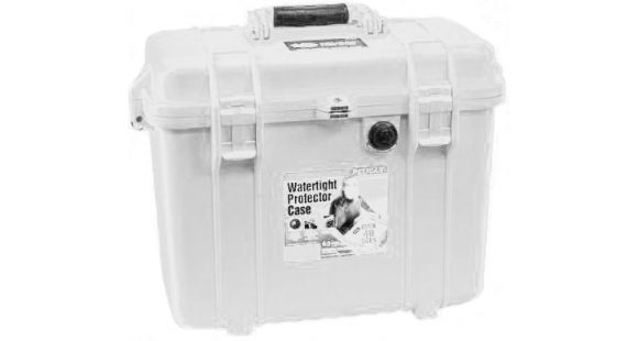Image of Pelican 1430 Protector Medium Top Loader 17x9.6x13in Case, Silver w/Liner &amp; Photo Organizer, 1430-004-180