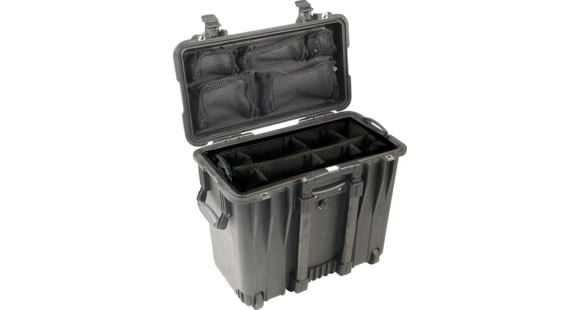 Image of Pelican 1440 Top Loader Medium 20x12x18in Protector Case, Black w/Photo Dividers