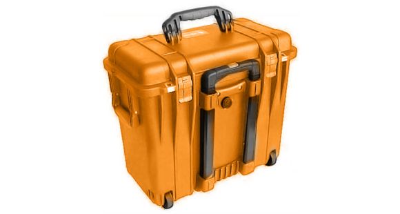 Image of Pelican 1440 Top Loader Medium 20x12x18in Protector Case, Orange w/Photo Dividers