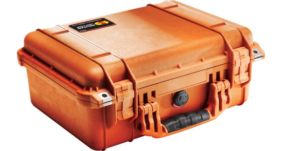 Image of Pelican 1450NF Protector Waterproof Crushproof Medium Case, Orange - No Foam