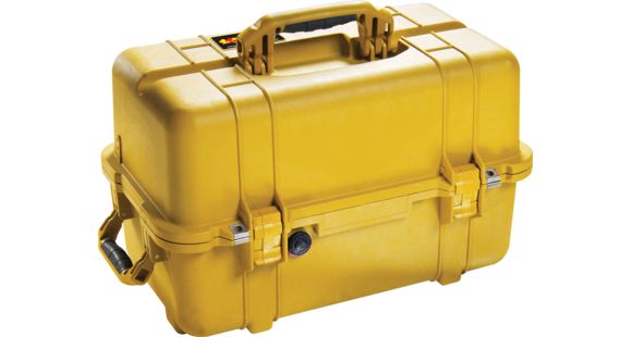 Image of Pelican 1460Tool Mobile Tool Chest w/ Liner &amp; 2 Trays, Yellow 1460-007-240
