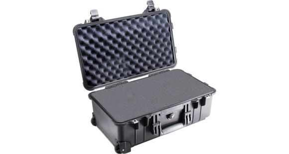 Image of Pelican 1510 Carry On 22x13x9in Wheeled Protector Case, Black w/ Foam 1510-000-110