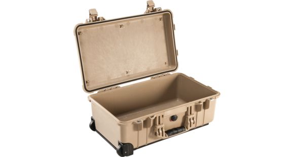 Image of Pelican 1510 Carry On 22x13x9in Wheeled Protector Case, Desert Tan, No Foam 1510-001-190