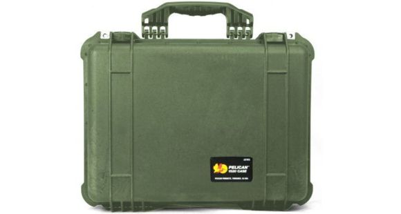 Image of Pelican 1520 Protector 19x15x7in Watertight Carrying Case, OD Green w/Padded Dividers