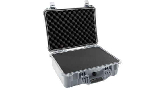 Image of Pelican 1520 Protector 19x15x7in Watertight Carrying Case, Silver w/ Foam