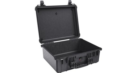 Image of Pelican 1550 Waterproof 20x16x8in Protector Case, Black, No Foam, 1550-001-110
