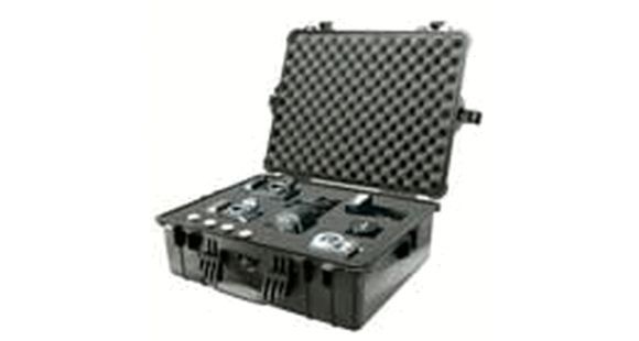 Image of Pelican 1600 Protector Pressurized 24x19x8in Case, OD Green w/Padded Dividers