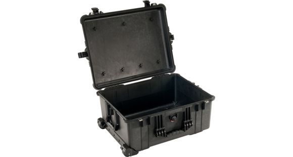 Image of Pelican 1610 Waterproof 25x20x12in Transport Case, Black w/Dividers