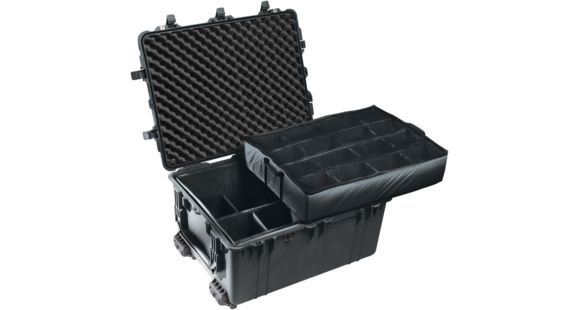Image of Pelican 1630 Protector Large Watertight 31x24x17in Case, Black w/Divider 1630-004-110