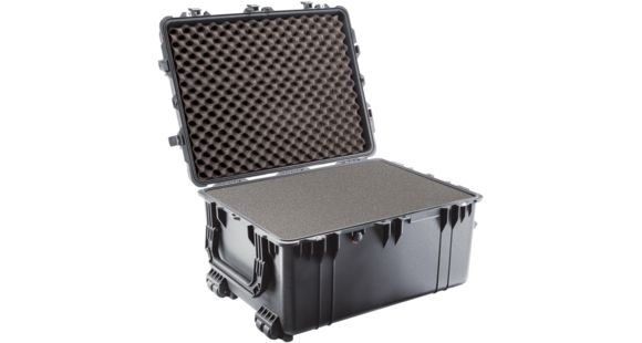 Image of Pelican 1630 Protector Large Watertight 31x24x17in Case, Black w/ Wheels, Foam 1630-000-110