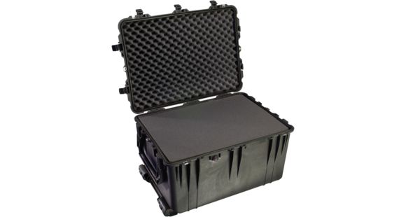 Image of Pelican 1660 Large Protector Watertight Hard Case, Black w/ Liner &amp; Foam 1660-020-110
