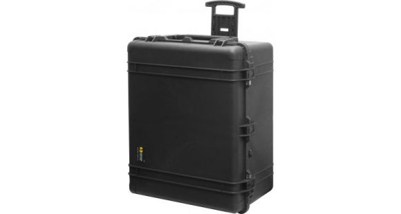 Image of Pelican 1690 Transport Wheeled Crushproof Dry Box w/ No Liner &amp; Foam, Black 1690-100-110