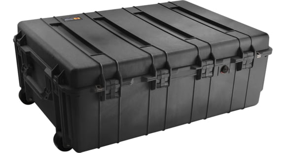 Image of Pelican 1730 Large Watertight Chemical Resistant Transport Case, Black w/ Liner &amp; No Foam 1730-001-110