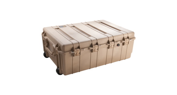Image of Pelican 1730 Large Watertight Chemical Resistant Transport Case, Desert Tan w/ Liner &amp; No Foam 1730-001-190