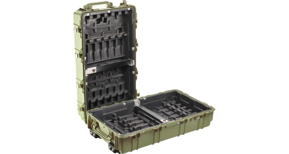 Image of Pelican 1780T Transport Watertight Case, w/ Hard Liner &amp; No Foam, OD Green 1780-007-130