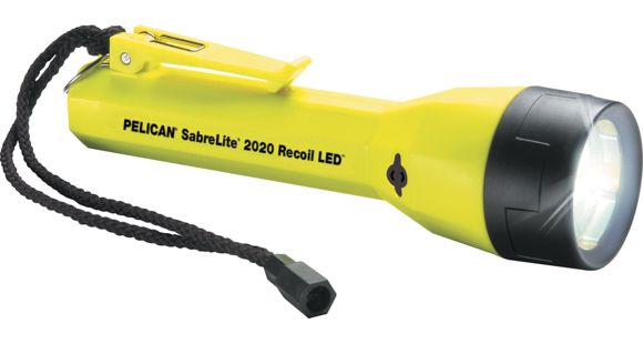 Image of Pelican 2020 SabreLite Hi Intensity Recoil LED Flashlight, Yellow