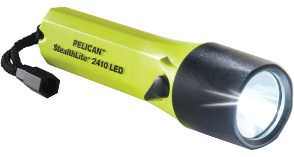 Image of Pelican 2410 StealthLite LED Flashlight, 183 Lumens, Yellow, 2410-014-245