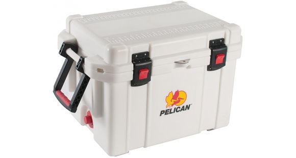 Image of Pelican 35 Quart White Elite Marine Cooler, 35Q