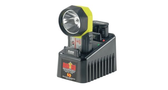 Image of Pelican 3750 BigED Rechargeable Flashlight System w/ 110V Rapid Charger 3750-001-245