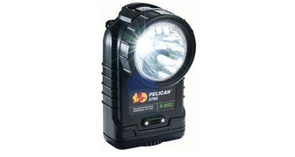 Image of Pelican 3765 4AA LED Rechargeable Flashlight,172 Lumens, Black 3765-021-110