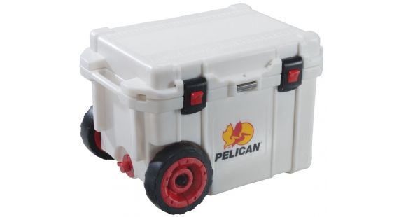 Image of Pelican 45QW Elite Wheeled Cooler,19x12x12in,Marine White 32-45QW-MC-WHT