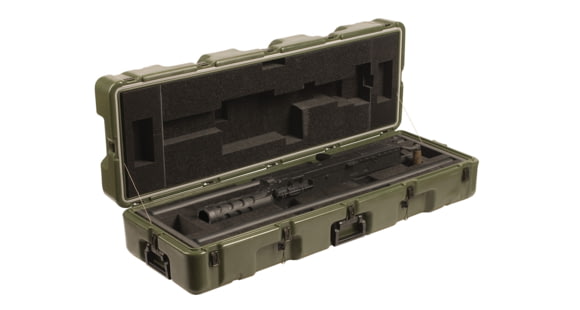 Image of Pelican 472-m2w2bbls Machine Gun Case, Od Green - 472M2W2BBLSS137