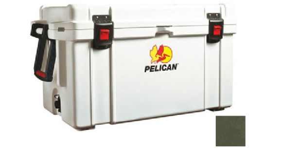Image of Pelican 65Qt Elite Cooler,26.5x12x12.5in,Olive Drab 32-65Q-CC-OD