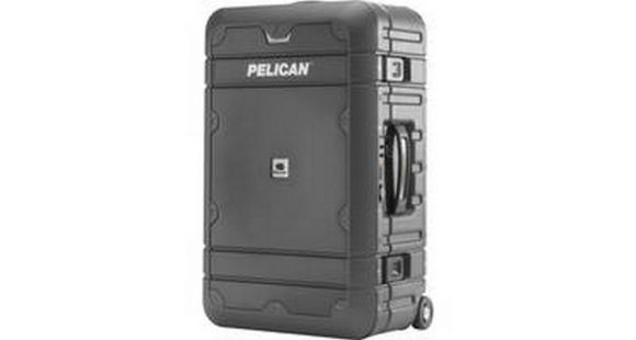 Image of Pelican BA22 Elite Carry-On Luggage, 19.16x11.24x8in, Gray/Black, PL-LG-BA22-GRYBLK