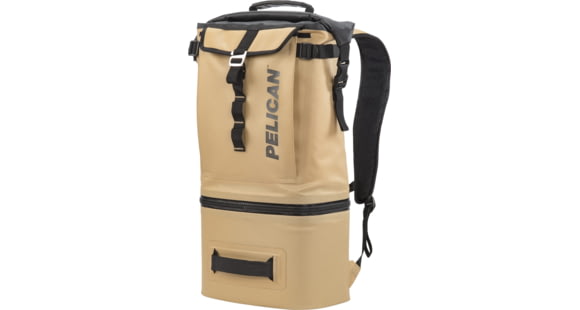 Image of Pelican Dayventure Backpack Soft Cooler, 18.36 L, Coyote, SOFT-CBKPK-COYOTE