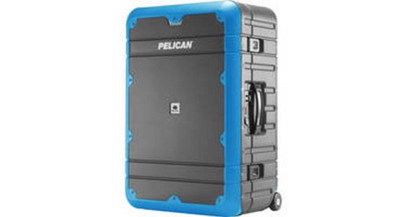 Image of Pelican EL27 Elite Weekender Luggage w/Enhanced Travel System, 22.04x14.16x9.17in, Gray/Blue, PL-LG-EL27-GRYBLU