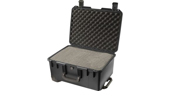 Image of Pelican Storm Cases iM2620 Storm Case w/ Retractable Handle, Wheels, Black w/ Cubed Foam 00001