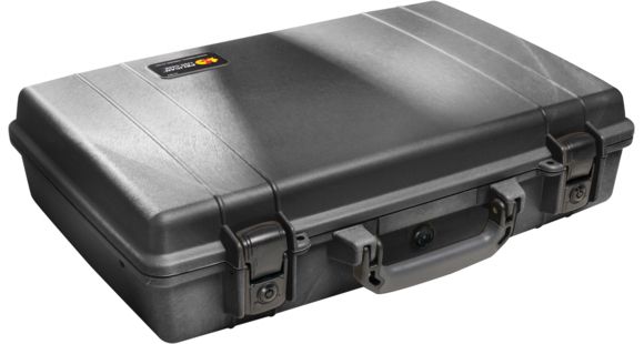 Image of Pelican Laptop Computer Watertight Crushproof Medium Case, Black, No Foam 1490