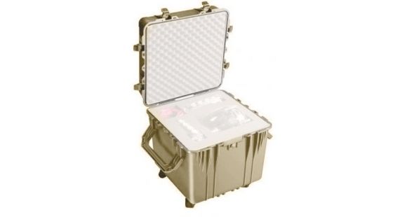 Image of Pelican Large Cube Desert Tan Case 0350NF no Foam