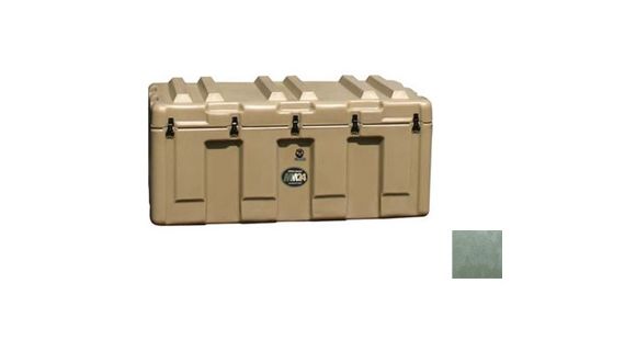 Image of Pelican 472-463L-MM24 Mobile Master Transport Case,48.62x24.62x19.67in,Stainless Steel 1in Foam Lined,Olive Drab 472463LMM24SFL137