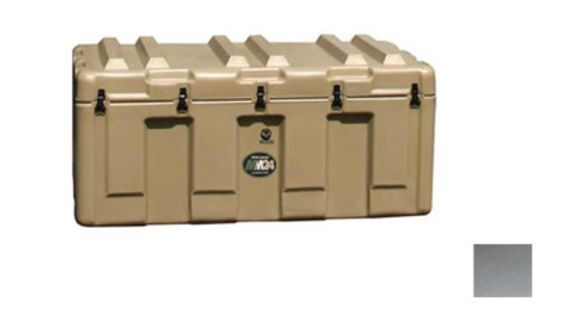 Image of Pelican 472-463L-MM24 Mobile Master Transport Case,48.62x24.62x19.67in,Stainless Steel/Empty,Gray 472463LMM24SEM133