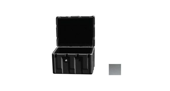 Image of Pelican 472-463L-MM36 Mobile Master Transport Case,31.43x24.4x19.68in,Stainless Steel/Empty,Gray 472463LMM36SEM133
