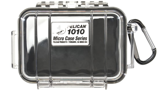Image of Pelican Micro Case 1010 - Clear Black Dry Box