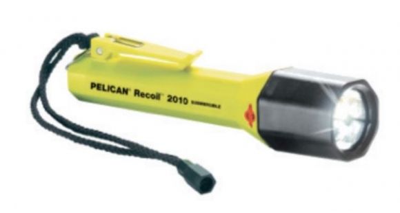 Image of Pelican Sabre 2010A LED Flashlight,109 Lumens,Adventure Series,Yellow 2010-058-245