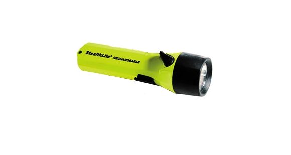 Image of Pelican StealthLite Rechargeable 2450 Waterproof Yellow Flashlight, No Charger 2451B