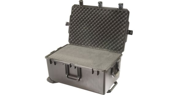 Image of Pelican Storm Cases iM2975 Dry Box w/Wheels, 31.3x20.4x15.5in, Black, Waterproof, Crushproof, Cubed Foam iM2975-00001