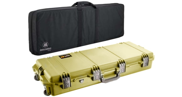 Image of Pelican Storm Cases IM3100 Case, Coyote Tan w/Black FieldPak Soft Bag 472PWCDW3100COYBLK