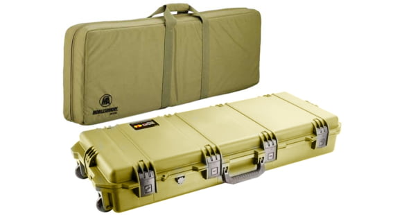 Image of Pelican Storm Cases IM3100 Case, Coyote Tan w/Coyote Tan Soft-Sided Bag 472PWCDW3100COYCOY