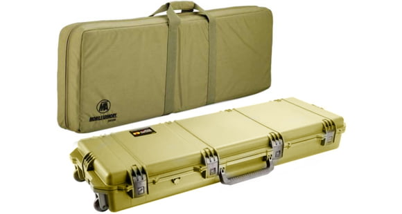 Image of Pelican Storm Cases IM3200 Case, Coyote Tan w/Coyote Tan Soft-Sided Bag 472PWCDW3200COYCOY