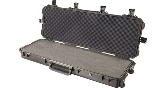 Image of Pelican Storm Cases iM3200 Dry Box w/Wheels, 44x14x6in Interior, Black, Solid Foam iM3200-00001