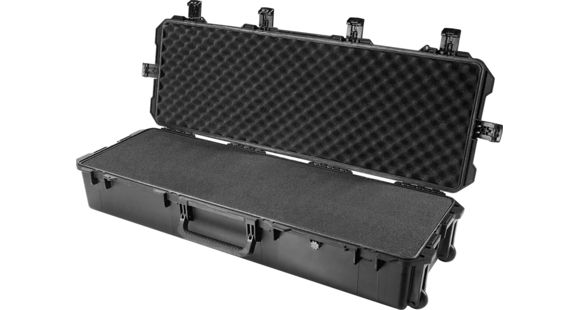 Image of Pelican Storm Cases iM3220 Gun Case, 44in, Black, Solid Foam, iM3220-00001