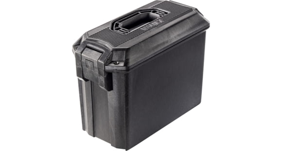 Image of Pelican VAULT V250 Case, Ammo, 6.3x12.7x10 inch Internal, 16.27x7.9x11.93 inch External Dimension, Black, VCV250-0010-BLK