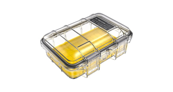 Image of Pelican M40 Micro Case, Yellow/Clear, M400-0250-110